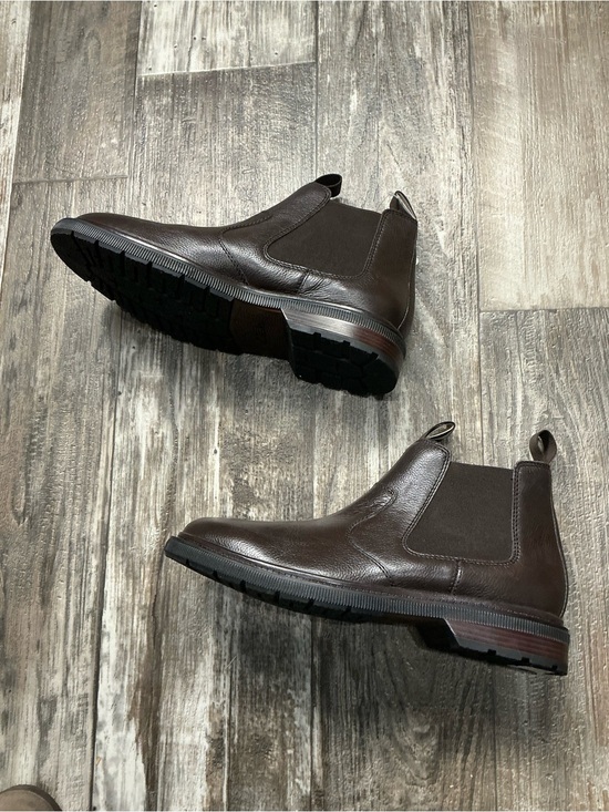 Clarks Men\'s Dark Brown Leather Chukka Chelsea Boots main image 8